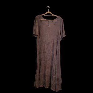 SHEIN Curve Sage Green Gauze Dress - Size 4XL